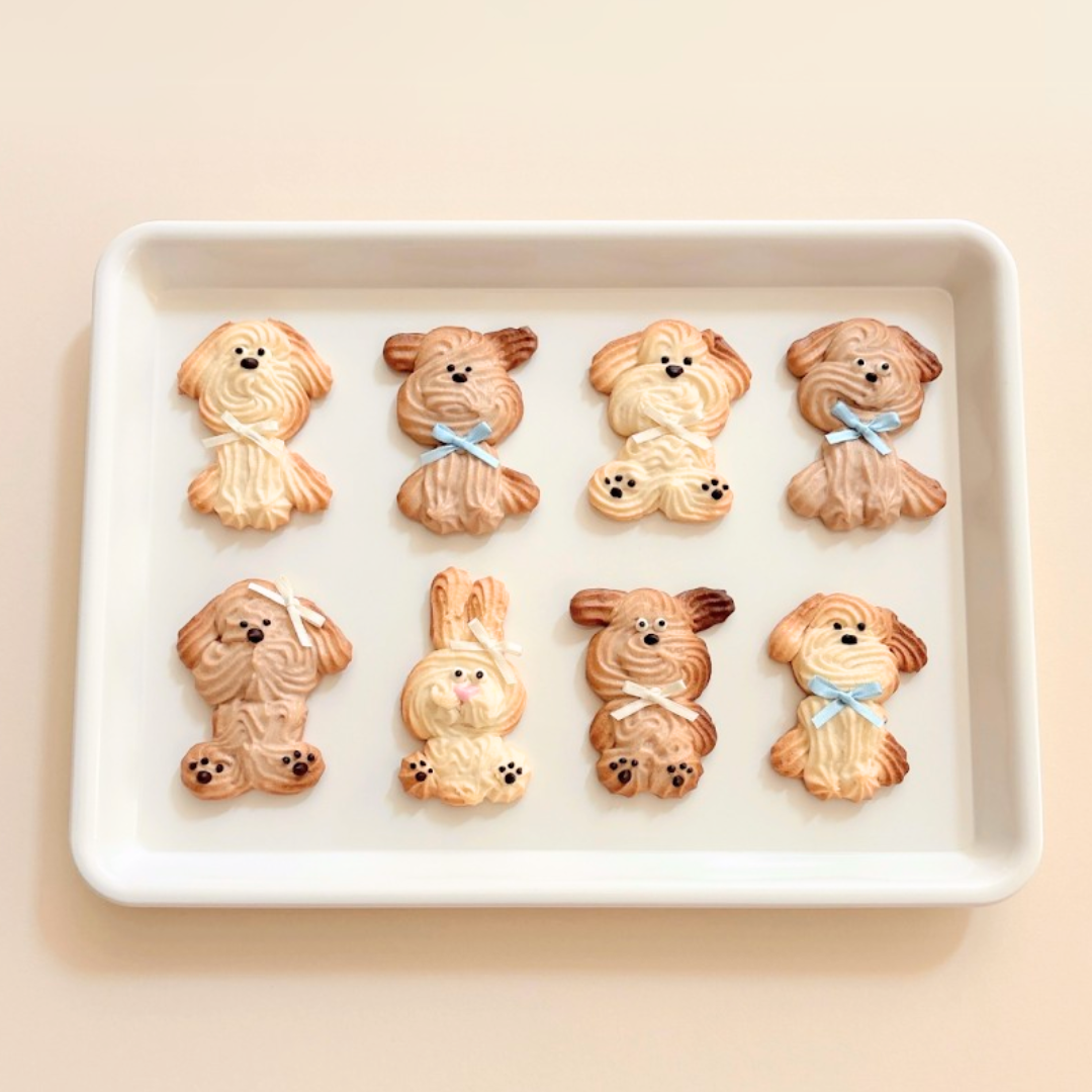 【ハンドミキサー不要!】絞りクッキーキット🍪※チョコペン付き