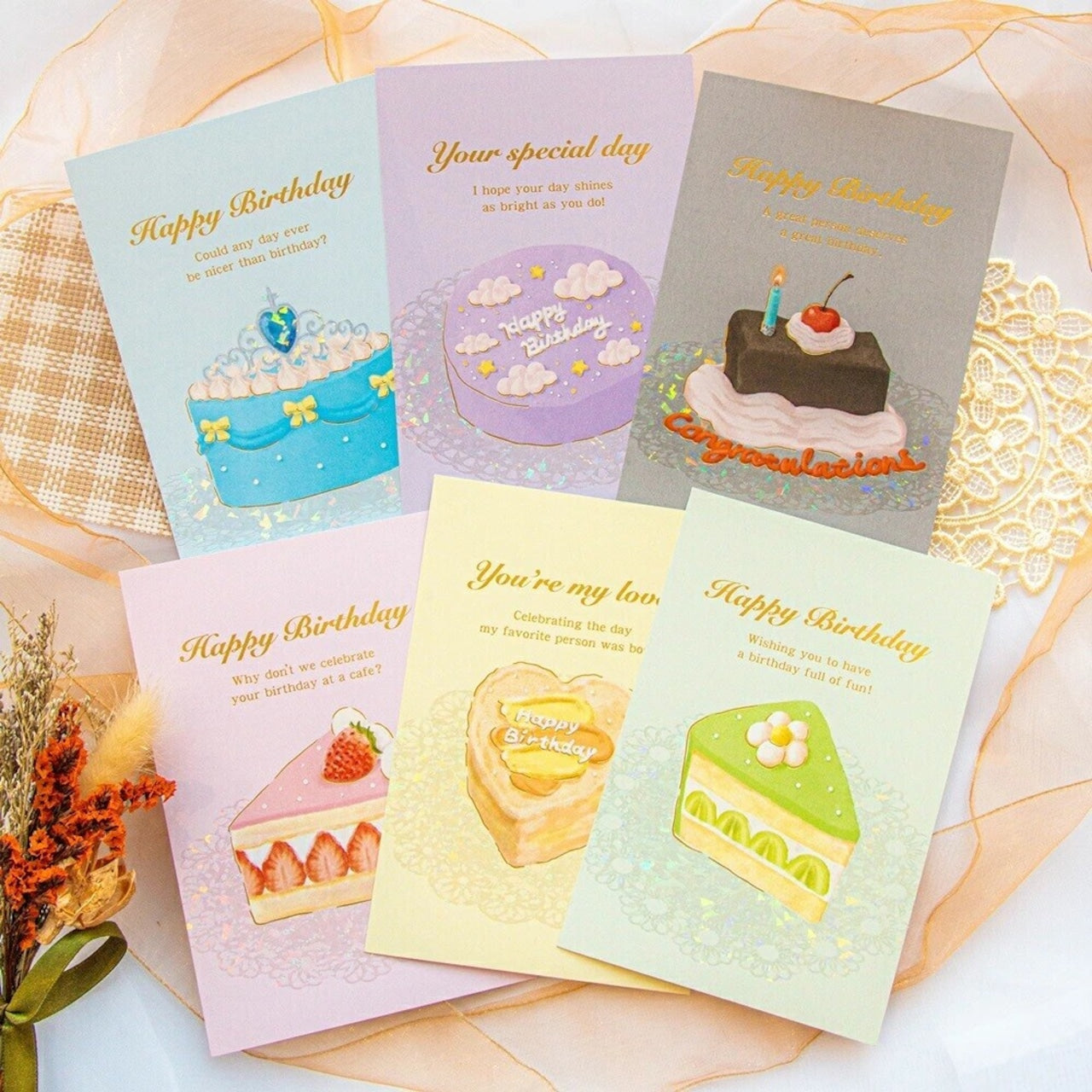 【推し色選べる6色展開✨】生誕祭に飾りたい!バースデーポストカード