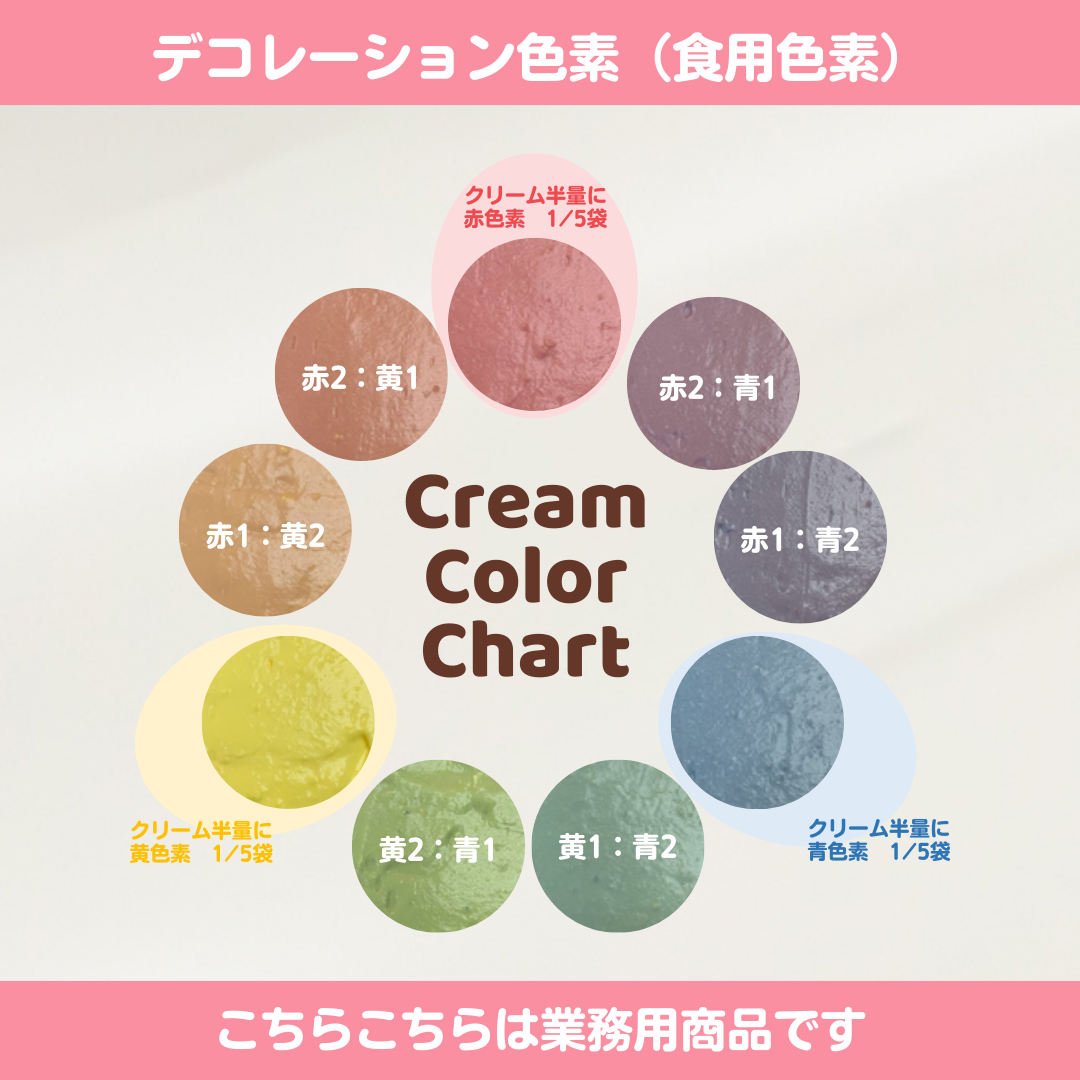 【業務用販売】デコレーション色素