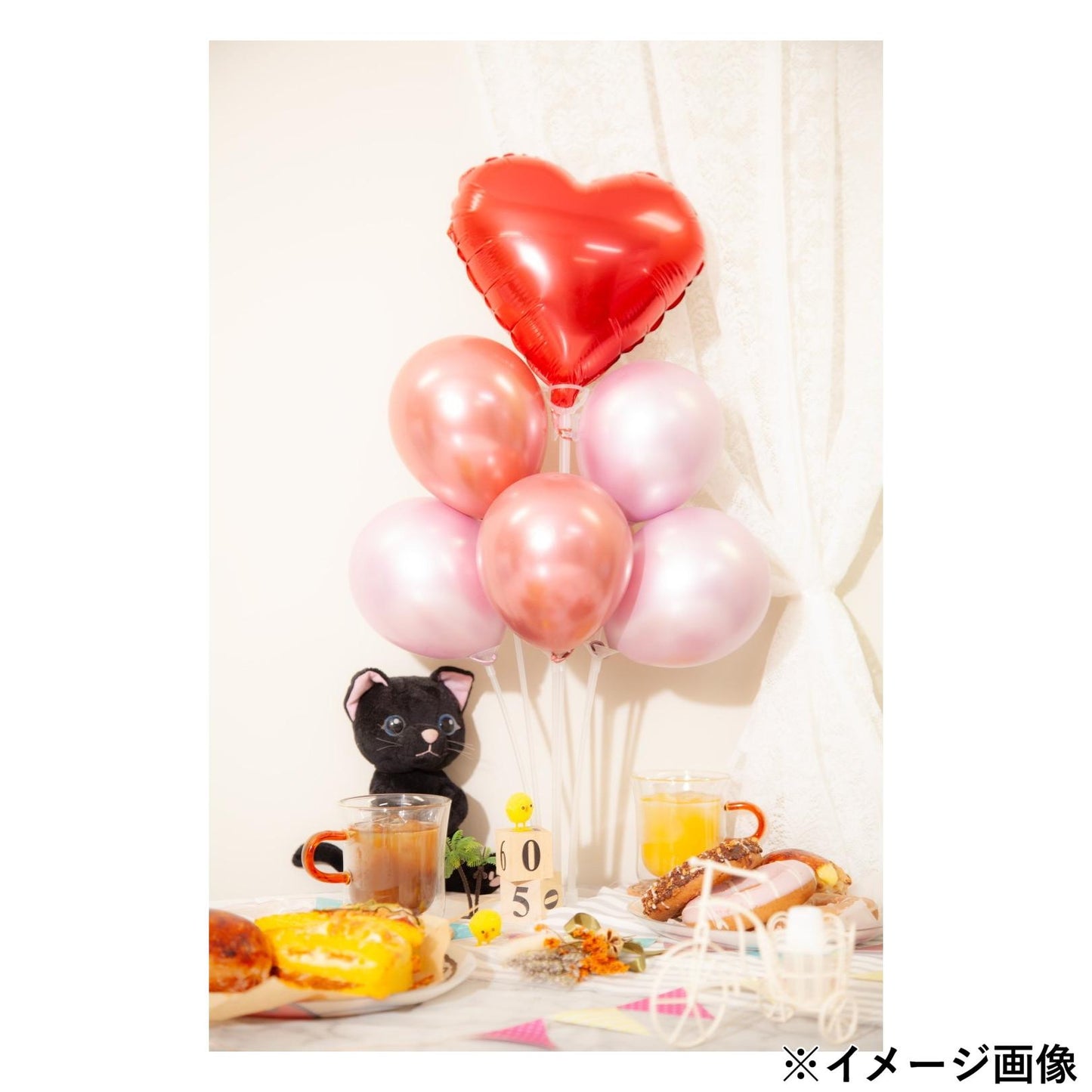【卓上サイズで映える！】メンカラ選べる/スタンドミニバルーン🎈　