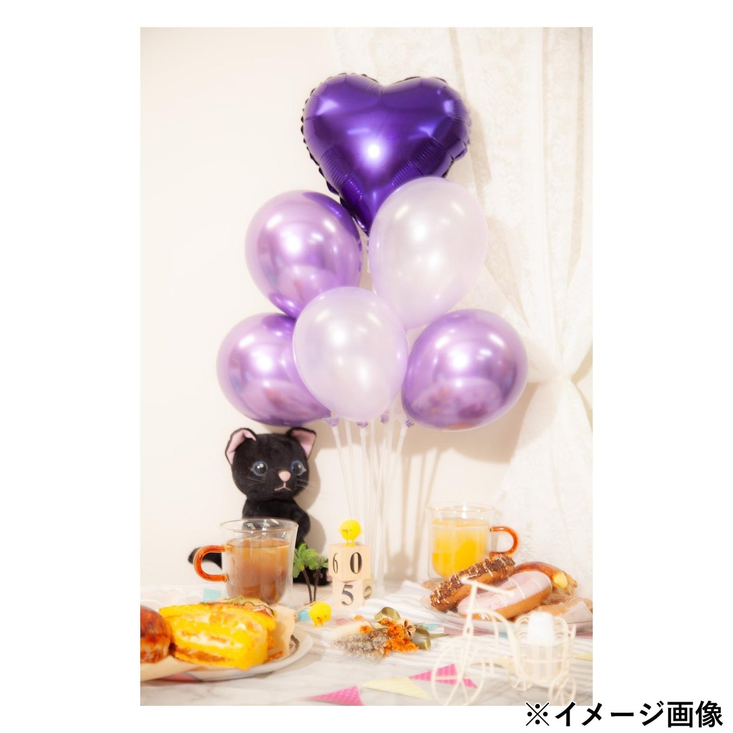 【卓上サイズで映える！】メンカラ選べる/スタンドミニバルーン🎈　